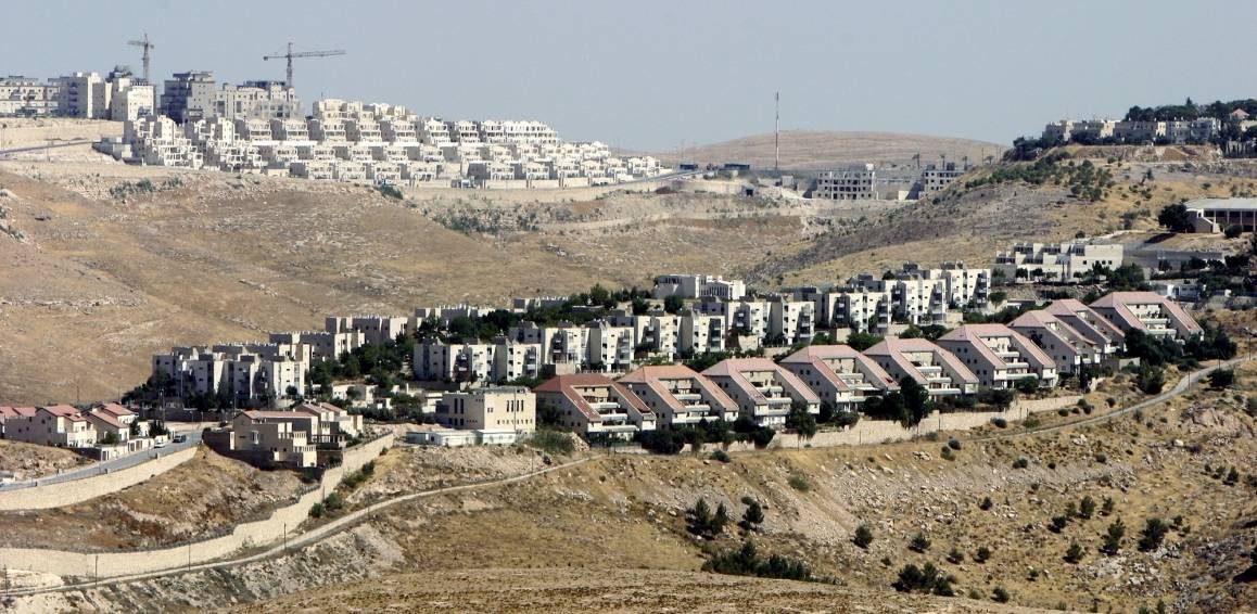 Folkerettsstridige israelske bosettinger (kolonier) på okkupert palestinsk område (Vestbredden). Foto: UN Photo/Stephenie Hollyman.